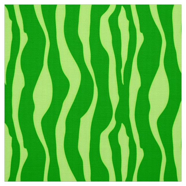 Tissu Rayures de zèbre - nuances de vert de chaux (Échantillon)