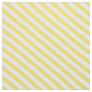 Tissu Rayures diagonales jaune citron
