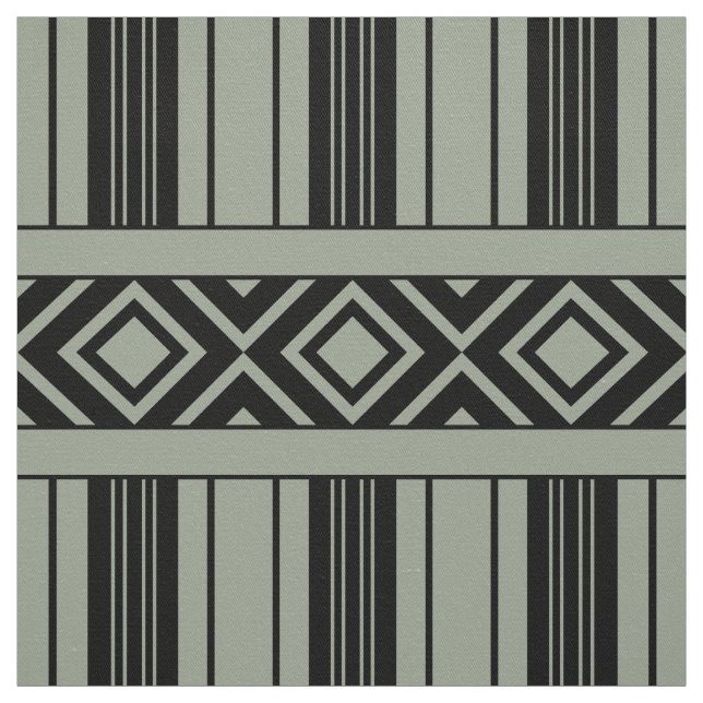 Tissu Rayures et diamants noirs, arrière - plan fait sur (Échantillon)