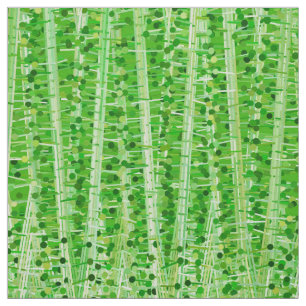 Tissu Rayures et pointes satinées Abstraites, Vert citro