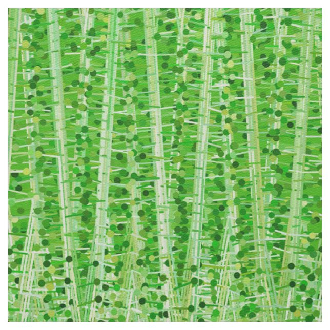 Tissu Rayures et pointes satinées Abstraites, Vert citro (Échantillon)