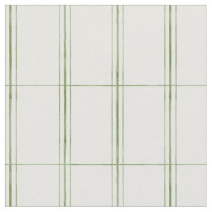 Tissu Rayures fines modernes vertes