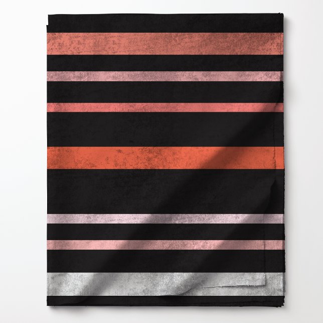 Tissu Rayures Halloween Noir et Orange (Créateur téléchargé)