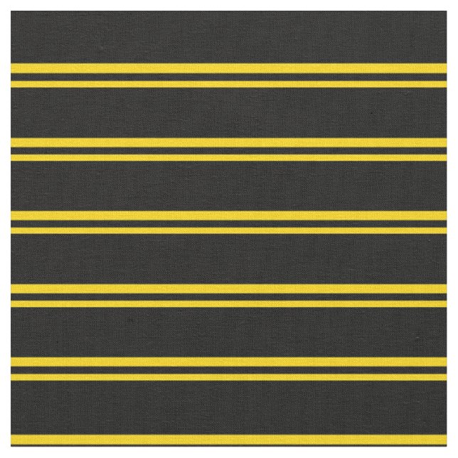 Tissu Rayures jaunes et noires (Fermer)