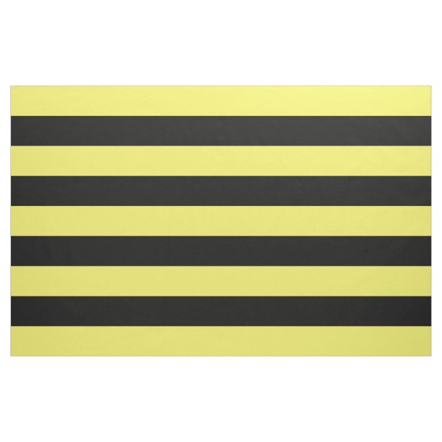 Tissu Rayures jaunes et noires (Fat Quarter)