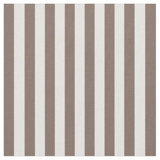 Tissu Rayures Marron & Ivoire (Fermer)