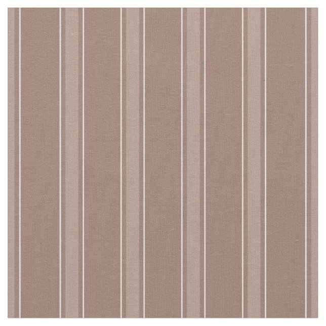 Tissu Rayures Marron & Marron Clair (Fermer)