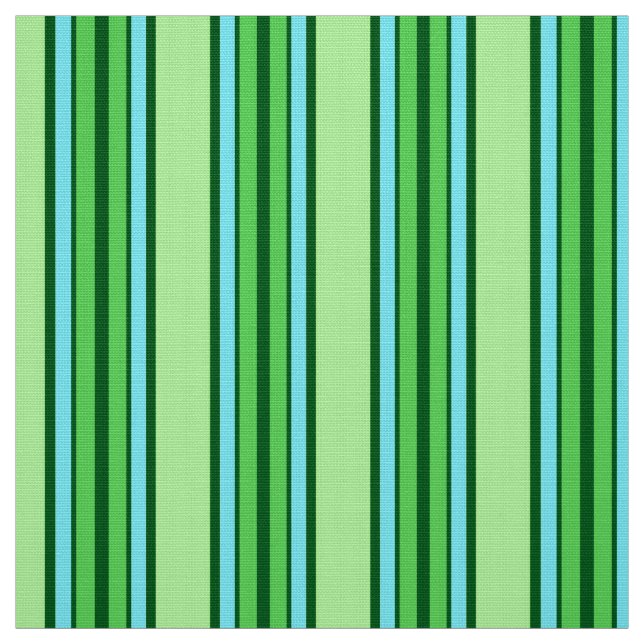 Tissu Rayures modernes de la moitié du siècle, vert de (Échantillon)