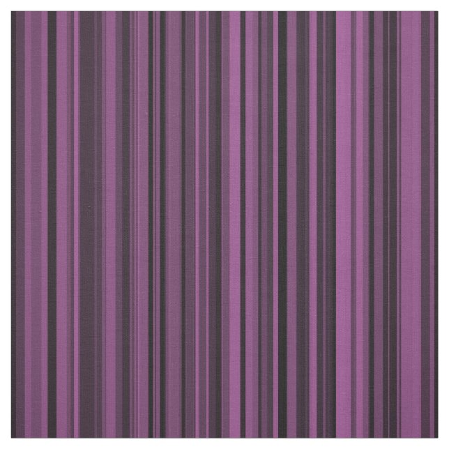 Tissu Rayures noires violettes (Échantillon)