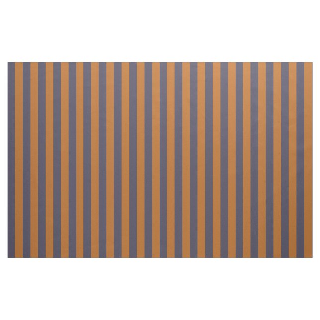 Tissu Rayures Orange Violet Motif (Yard)