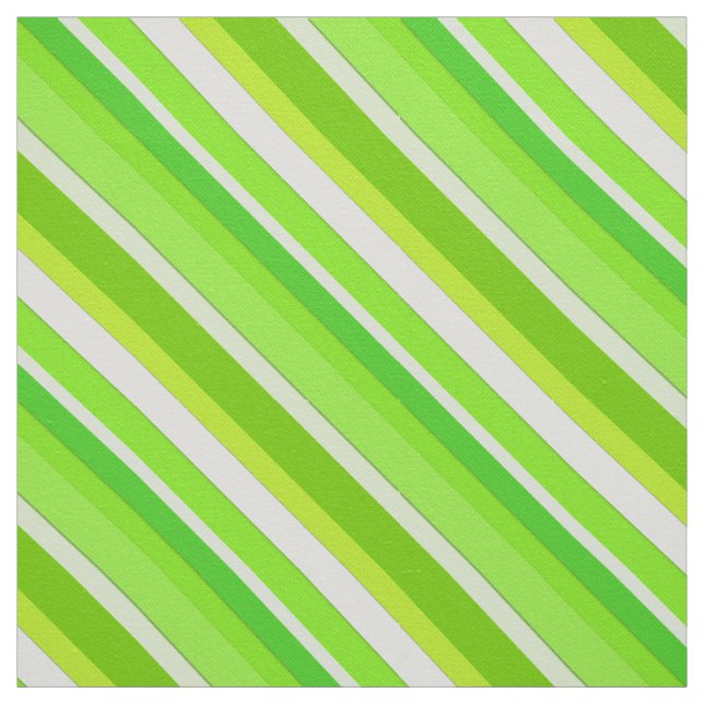 Tissu Rayures posées de sucrerie - vert et blanc de (Échantillon)