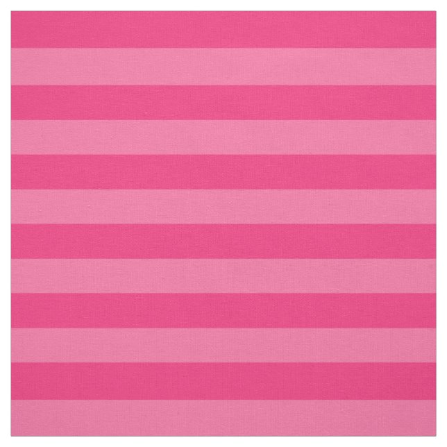 Tissu Rayures rose pâle et rose chaud (Échantillon)