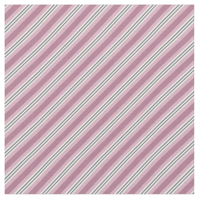 Tissu Rayures roses (Fermer)