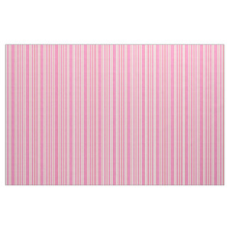 TISSU RAYURES ROSES ET BLANCHES DE FRAMBOISE