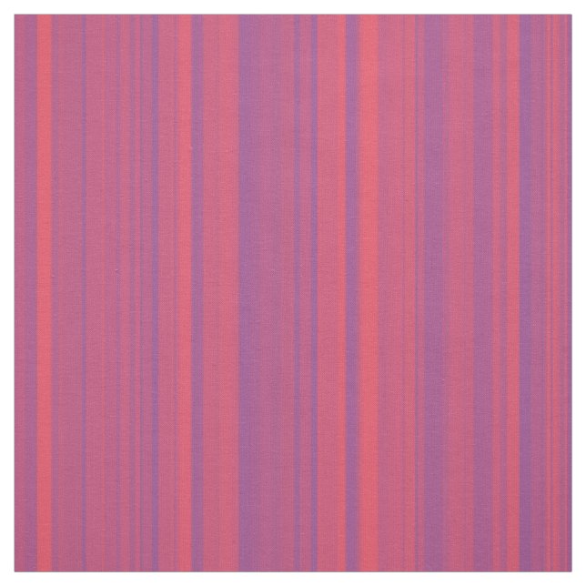 Tissu Rayures Rouge Violet (Échantillon)