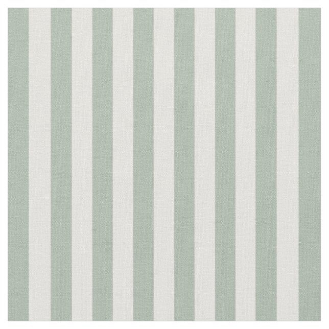 Tissu Rayures vert clair et ivoire (Fermer)