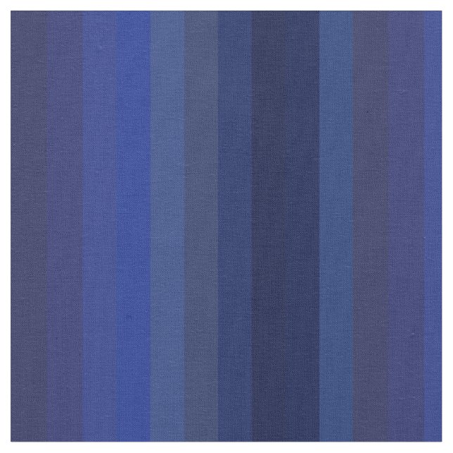 Tissu Rayures verticales classiques navy et cobalt (Fermer)