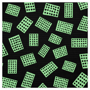 Tissu Rectangles Abstraites 081122 - Vert menthe sur noi