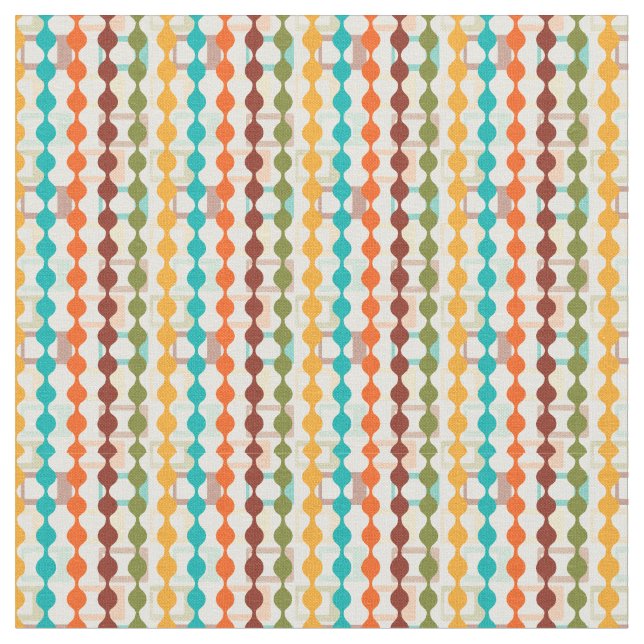 Tissu Rectangles et chaînes (Fermer)