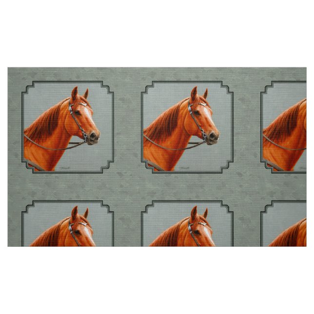 Tissu Red Dun Chestnut (Fat Quarter)