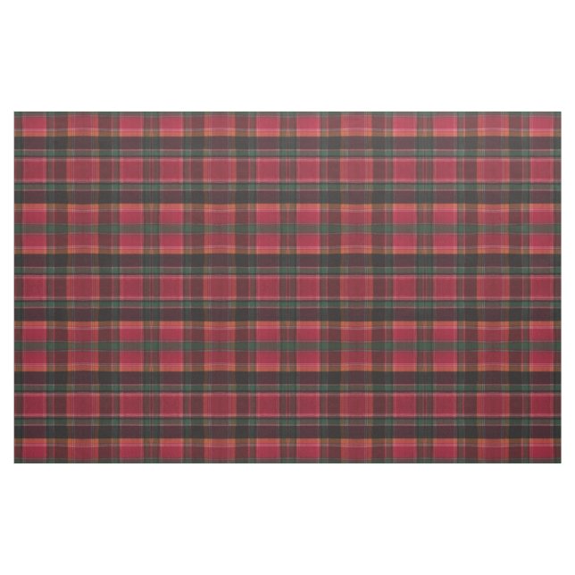 Tissu Red Green Carrés Madras Plaid Motif (Yard)
