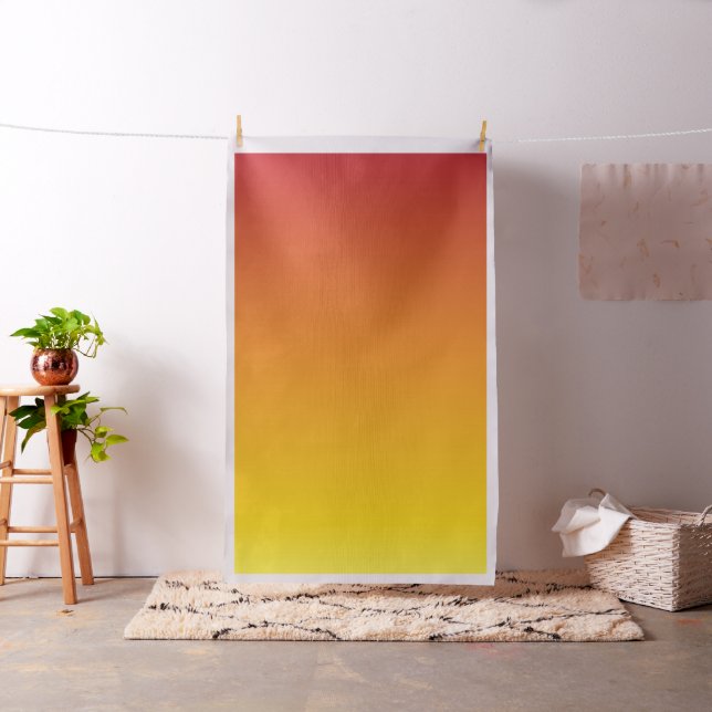 Tissu Red Orange Yellow Gradient Fabric (In Situ)
