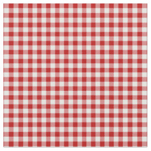 Tissu Red Plaid, Red En vichy