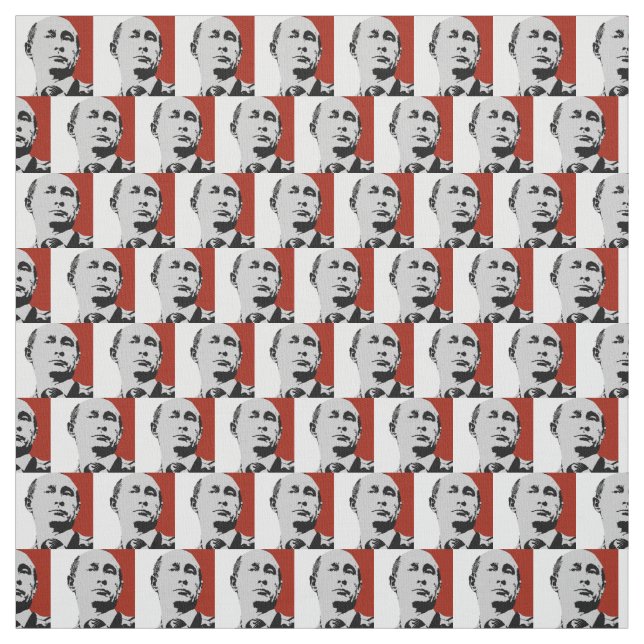 Tissu Red Vladimir Poutine (Échantillon)
