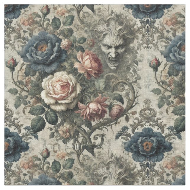 Tissu Remarques sur le côté - Déclaration classique goth (Fermer)