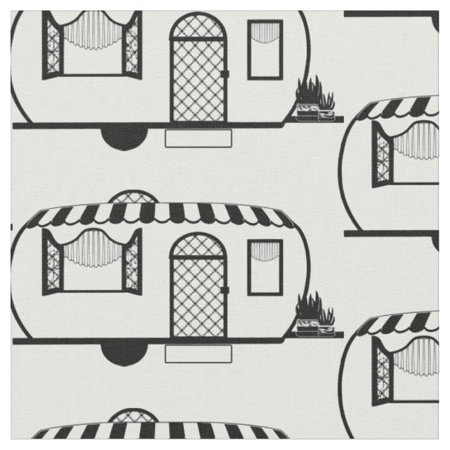 Tissu Remorque caravane arrondie Thunder_Cove (Fermer)