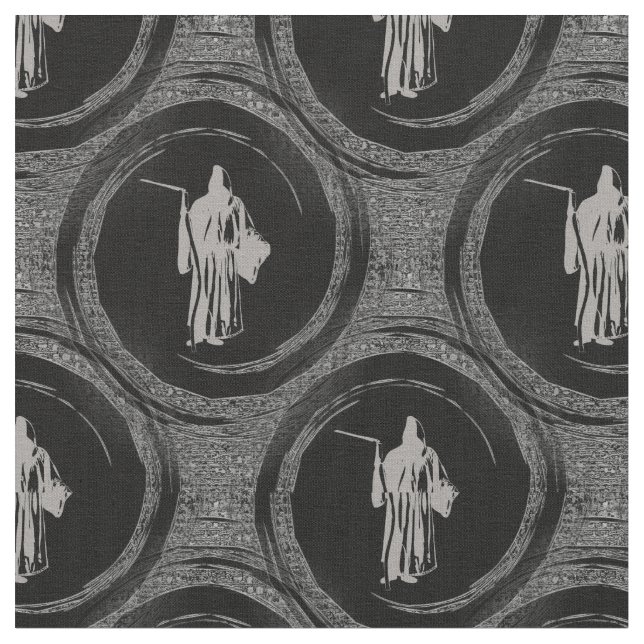 Tissu Remorque grise à carreaux (Fermer)