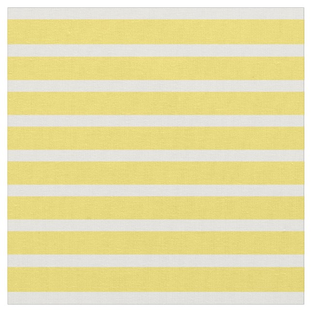 Tissu Renoncule jaune et amende blanche barrée (Fermer)