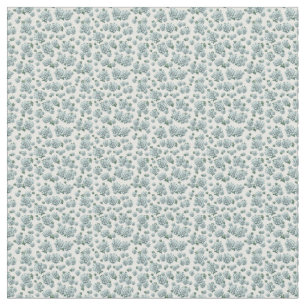 Tissu Répéter les succulents Motifs sur blanc