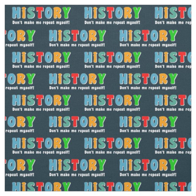 Tissu Répéter l'histoire en couleurs (Échantillon)