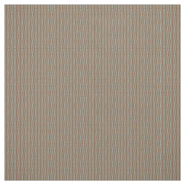 Tissu Répétition géométrique Brown (Échantillon)