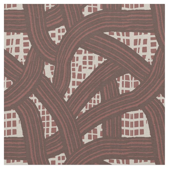 Tissu reptile Bourgogne lins gras texture rayure quadril (Fermer)