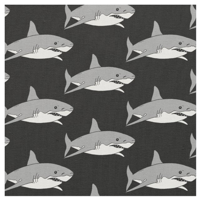 Tissu Requin gris (Fermer)