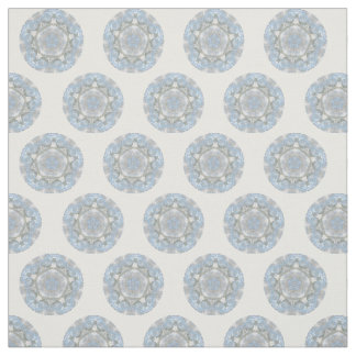 Tissu Résumé de dentelle bleu