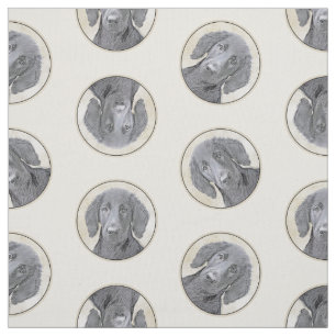 Tissu Retriever à couche plate Peinture de chien animal 