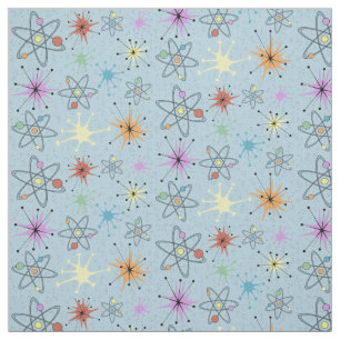 Tissu Rétro atomique