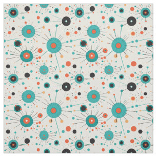 Tissu Retro Atomique des années 1950
