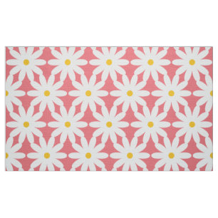 Tissu rétro de fleur d'impression XL surdimensionn