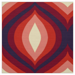Tissu rétro du milieu du siècle