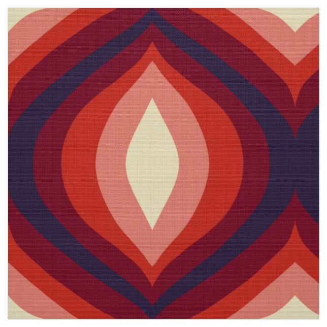 Tissu rétro du milieu du siècle (Échantillon)
