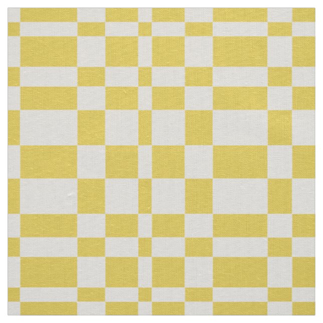 Tissu Rétro grille géométrique ensoleillée (Échantillon)
