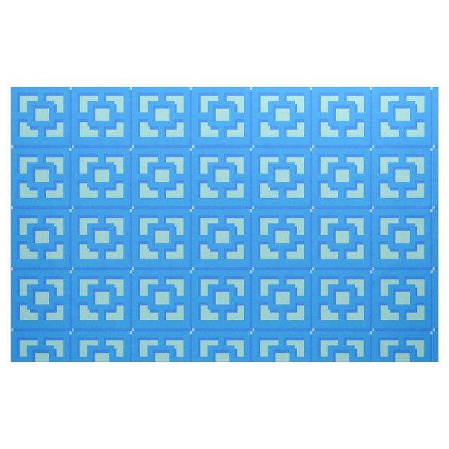 Tissu Retro Jet Set Trellis bleu Trellis Fabric (Fat Quarter)