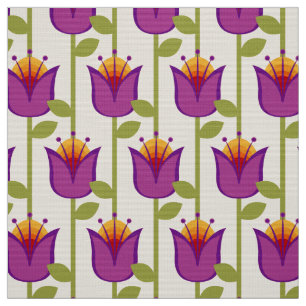 tissu rétro les années 70 des années 60