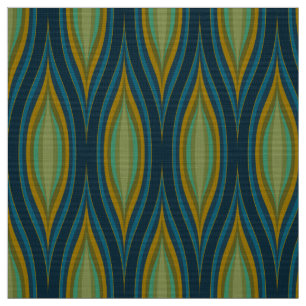 tissu rétro les années 70 Mod élégant