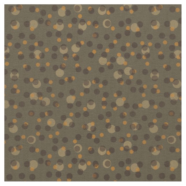 Tissu Retro Mocha Latte 1970s Bubble Dream   (Fermer)