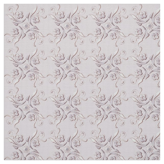 Tissu rétro motif floral (Échantillon)